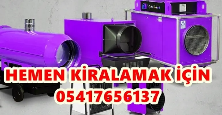 Nem Kurutma Isıtma Makinesi Kiralama İzmit